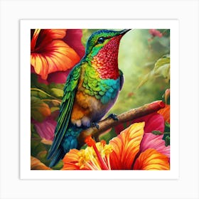 Hummingbird Art Print