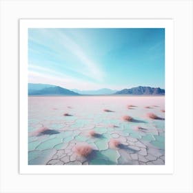 spiritual abstraction Black Rock Desert Art Print