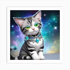 Cute Kitten Art Print