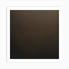 'Dark Brown' Art Print