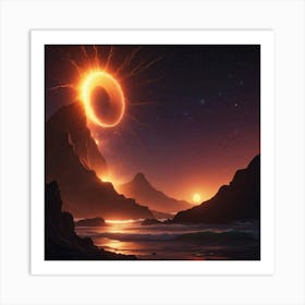 Ring Of Fire Art Print