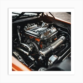 Engine Bay Art Print