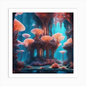 Underwater Palace 3 Art Print