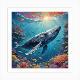 Humpback Whale 6 Art Print