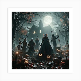 Halloween Night Art Print