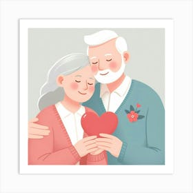 Happy Grandparents Day 3 Art Print