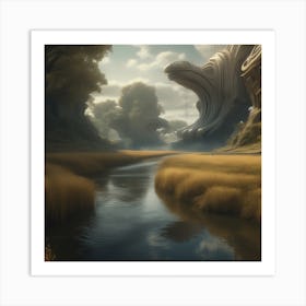 Landscape In The Sky 1 Art Print