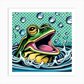 Pop Frog 1 Art Print