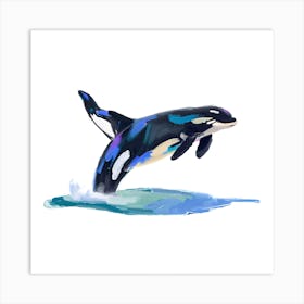 Orca Whale 04 Art Print