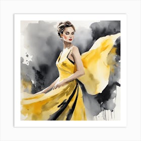 Fashion Painting Art Print