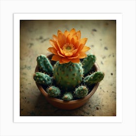 Cactus Flower 1 Art Print