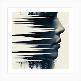 Woman'S Face 20 Art Print