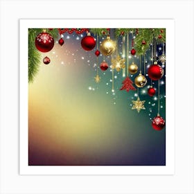 Christmas Background 8 Art Print