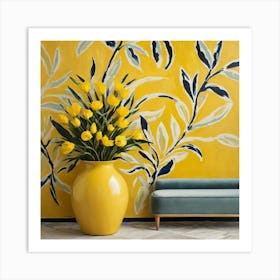 Yellow Tulips Art Print