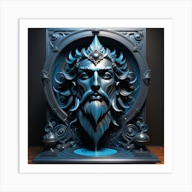 God Of The Sea Art Print