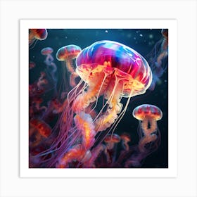 Jellyfish 14 Art Print