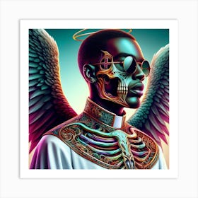 Futuristic Angel Art Print