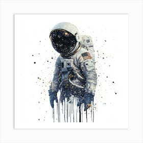 Astronaut Canvas Print.Generated AI. Wall Art Print Art Print