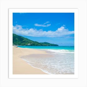 St Lucia Beach  Art Print