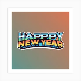 Happy New Year Art Print