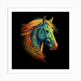 Horse Head Art Print