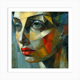 Abstract Of A Woman 15 Art Print