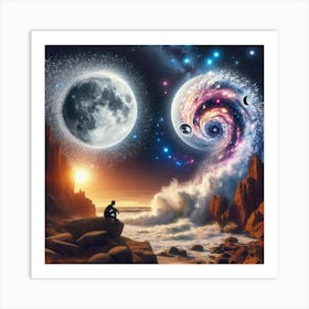 Dreaming Of The Moon Art Print