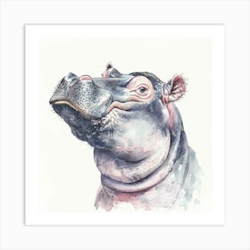 Hippo 3 Art Print