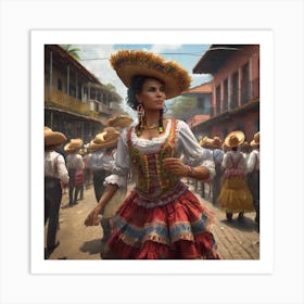 Mexican Woman 2 Art Print