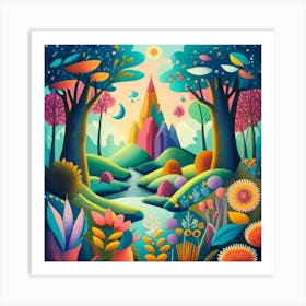 Fairytale Forest Art Print