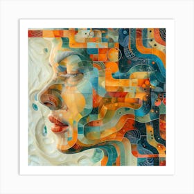 Abstract Painting 19 Art Print