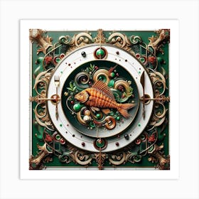 Fish Elegant Art Print