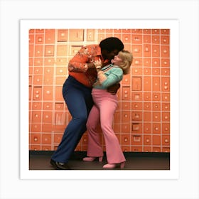 Man And A Woman Dancing Art Print