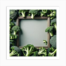 Frame Of Broccoli 6 Art Print