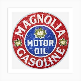 Magnolia Gasoline Art Print