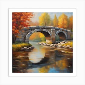 Bridge Over The River Art Print