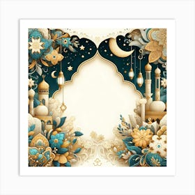 Muslim Ramadan Background 3 Art Print