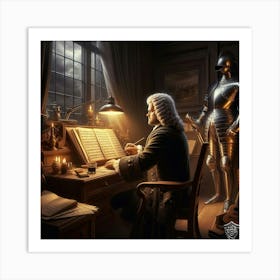 Knight In Armour Art Print