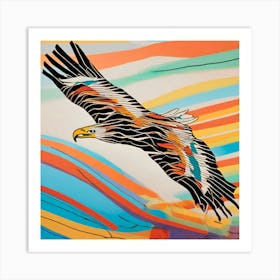 Eagle In Flight Art Print