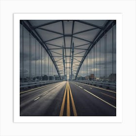 Bridge Over The River Art Print