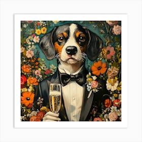 Whimsical Dogs 62 Art Print