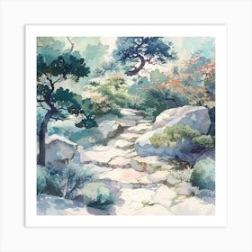 Japanese Garden 3 Art Print