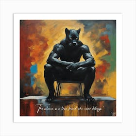 Wall art Black Panther Art Print