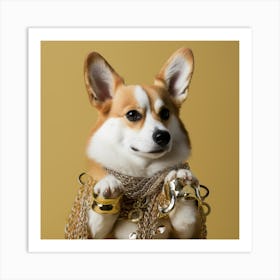 Corgi Art Print