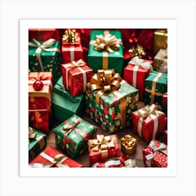 Christmas Presents  Art Print