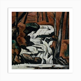 Smelt Brook Falls (1937) Marsden Hartley Art Print