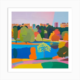 Abstract Park Collection Primrose Hill London 1 Art Print