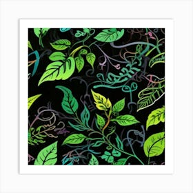 Leaves And Vines Poster