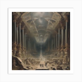 The ruins Art Print