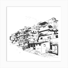 Favela Art Print